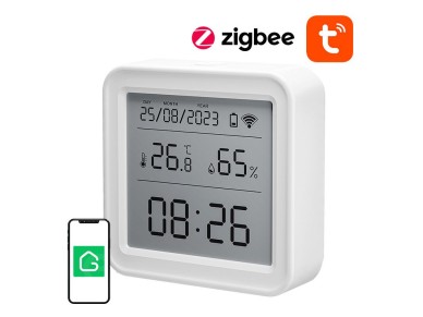 Zigbee Gosund ST17 LCD smart temperature and humidity sensor Tuya