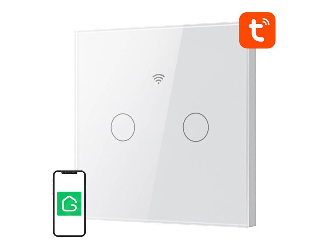 Smart Touch WiFi Light Switch Gosund SLS2 (Optional N, Dual) Tuya