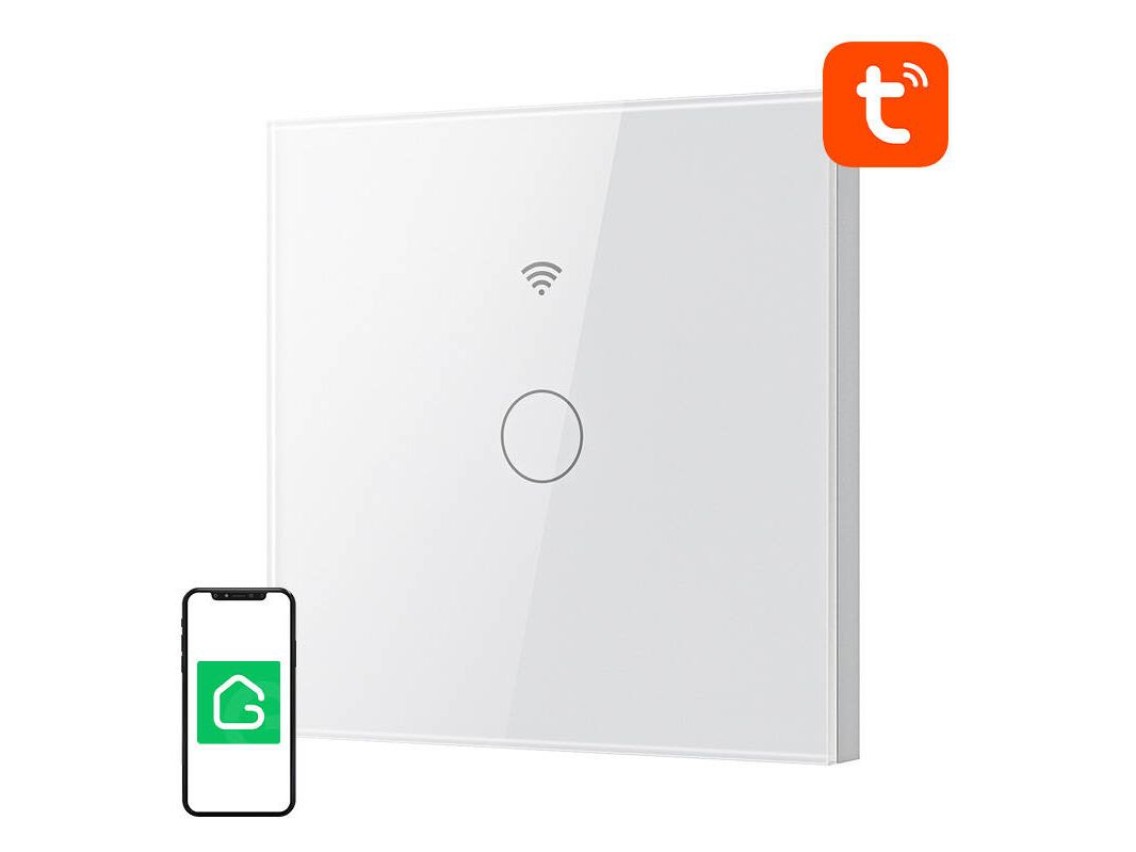 Interruptor de luz WiFi Smart Touch Gosund SLS1 Single (opcional N) Tuya