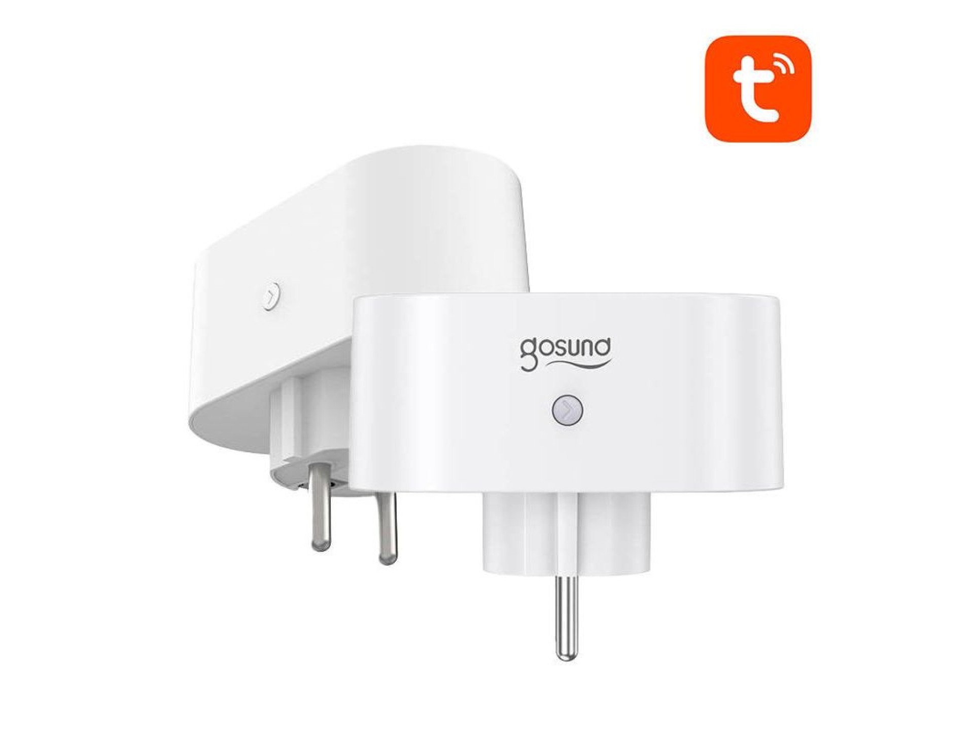 Tomada inteligente Wi-Fi dupla Gosund SP211, 2 peças 3500 W (pacote com duas) Tuya