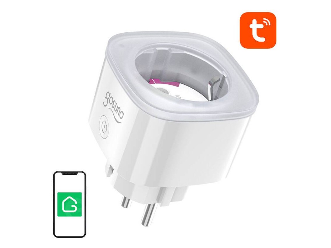 Plugue inteligente WiFi Gosund EP8 16A Tuya