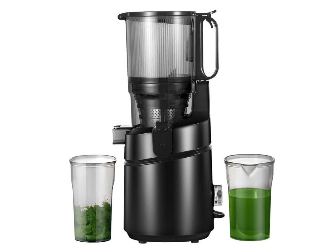 AMZCHEF SJ-036-BK espremedor de baixa velocidade (preto)