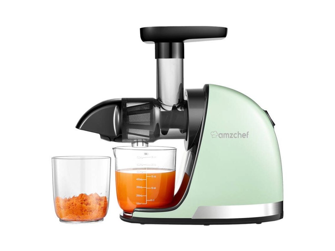 AMZCHEF 1501-GN-SM espremedor de baixa velocidade (verde)