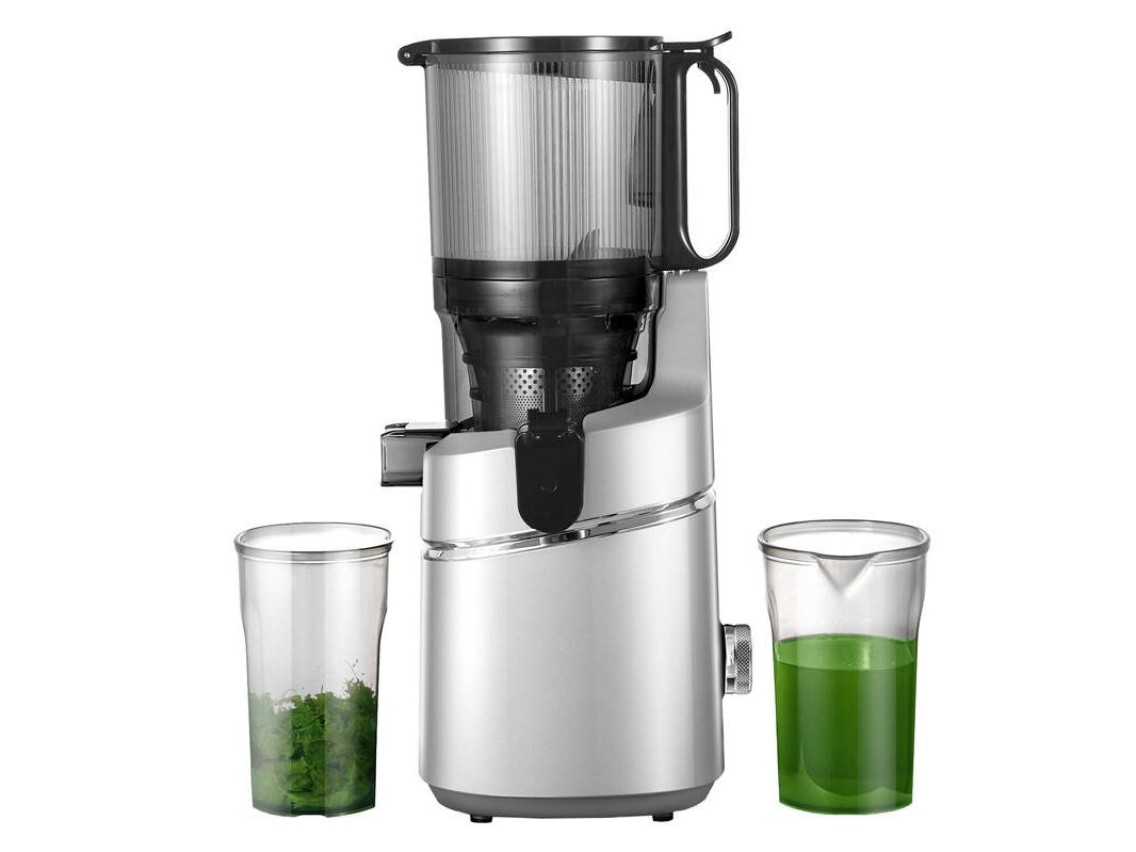 Exprimidor de baja velocidad AMZCHEF SJ-036-SV (plateado)