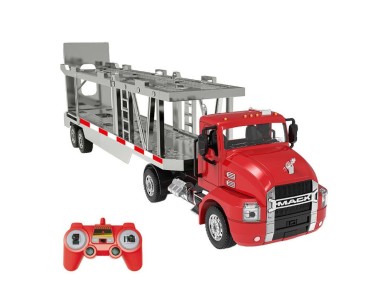 Camin teledirigido 1:26 Double Eagle (rojo) (Transportador de coches) E583-003