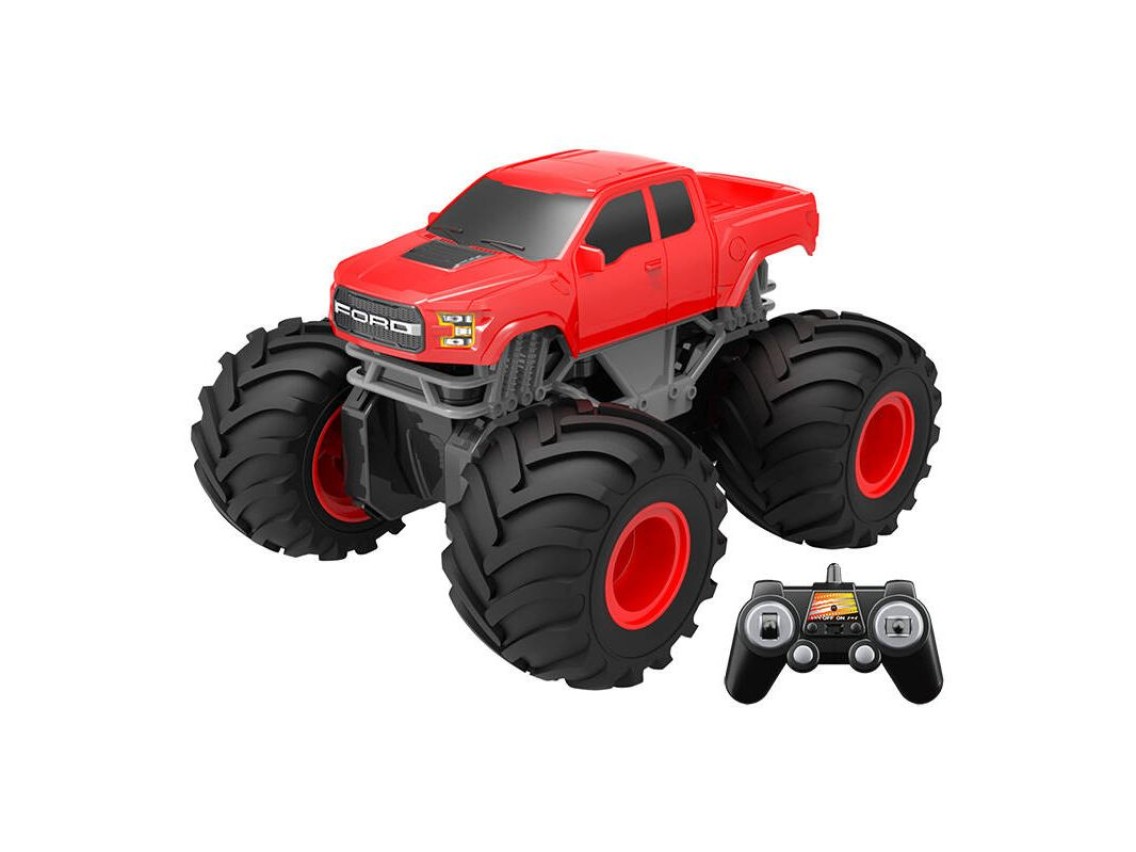 Carro de controle remoto RC 1:18 Double Eagle (vermelho) (vermelho) Ford (anfbio) E344-003