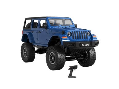 Carro de controle remoto RC 1:14 Double Eagle (azul) Jeep Crawler Pro E340-003