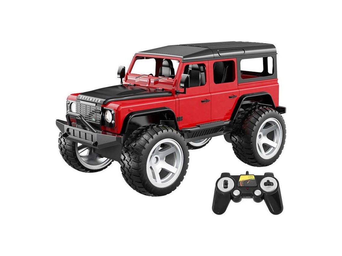 Carro de controle remoto RC 1:14 Double Eagle (vermelho) Land Rover Defender E362-003