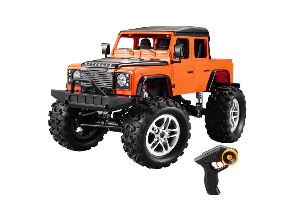 Remote-controlled car 1:14 Double Eagle (orange) Land Rover Defender (Pick-up) E332-003
