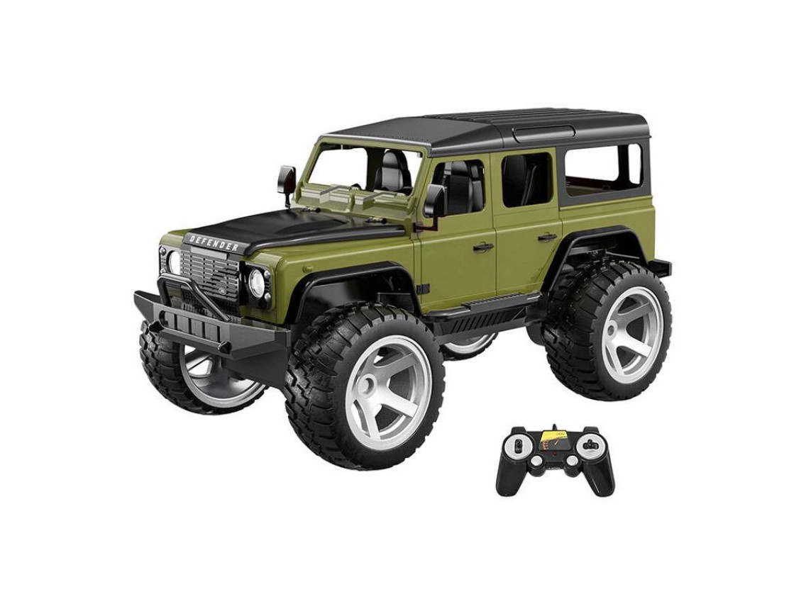 Carro de controle remoto RC 1:14 Double Eagle (verde escuro) Land Rover Defender E362-003