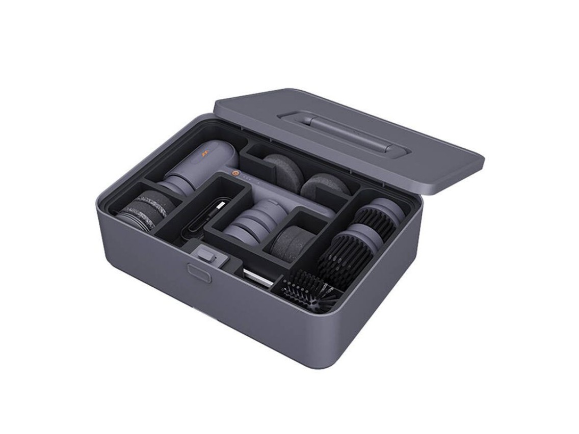 3-in-1 Kit: Electric Spin Scrubber, Knife Sharpener, Case Jimi Home X1-H