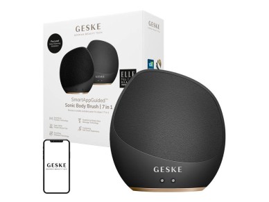 Escova Corporal Snica e Esfoliante Intensivo 7 em 1 Geske (cinza)