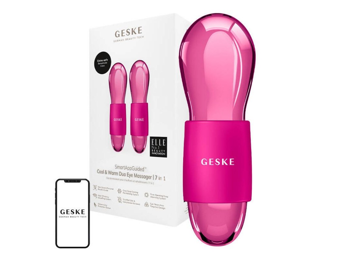 Massageador de olhos Cool&Warm Duo 7 em 1 Geske (magenta)