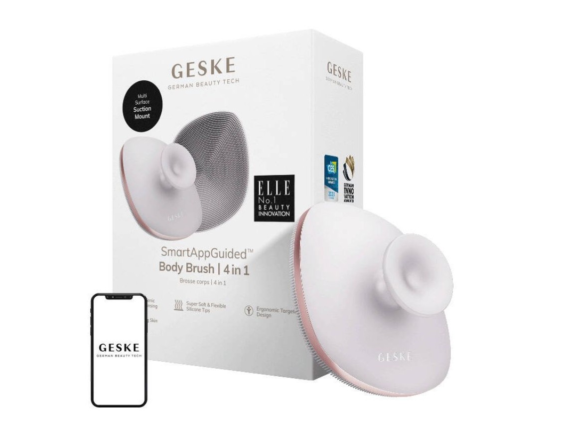 Escova Corporal Geske 4 em 1 (luz das estrelas)