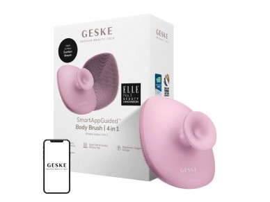 Escova Corporal Geske 4 em 1 (rosa)