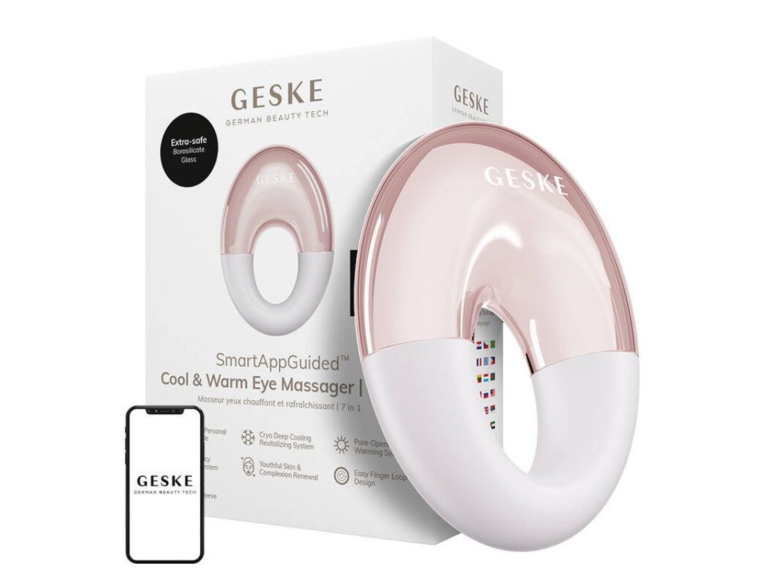 Massageador ocular Geske Cool & Warm 7 em 1 (luz das estrelas)