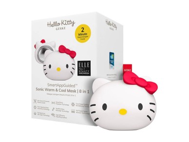 Massageador facial snico quente e frio 8 em 1 com aplicativo (Hello Kitty starlight)