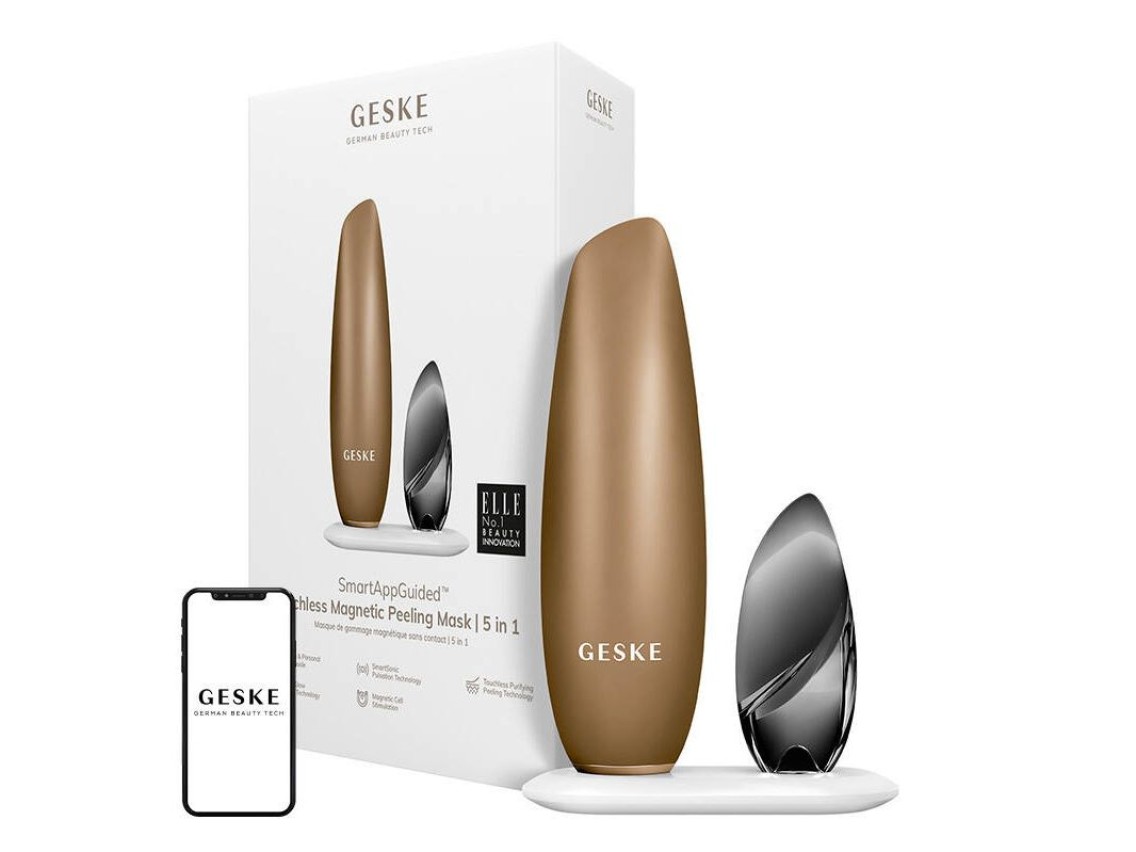 Pelador de mascarillas magnético sin contacto 5 en 1 de Geske (gris).