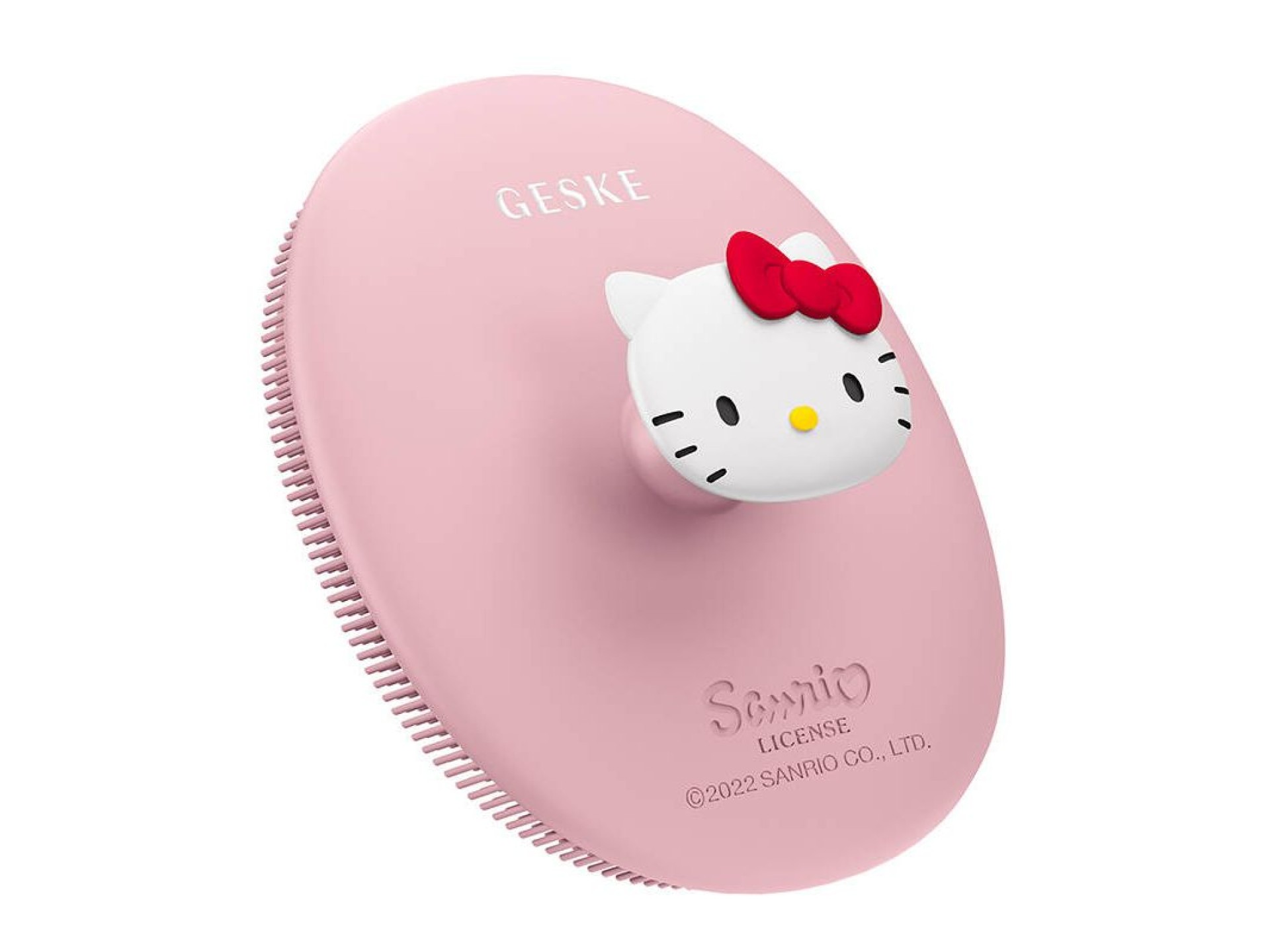 Escova de Limpeza Facial 3 em 1 com Cabo Geske com APP (rosa Hello Kitty)