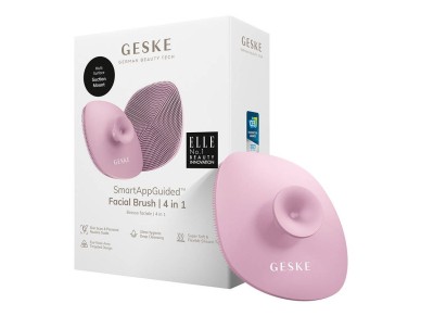 Facial Cleaning Brush 4in1 with Handle Geske with APP (pink)