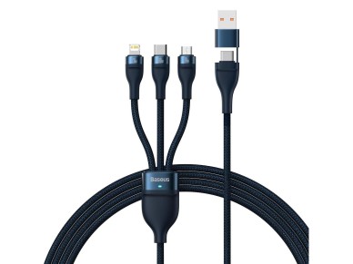 Cable Baseus Flash Serie II USB Tipo C / USB Tipo A - USB Tipo C / Lightning / micro USB 100 W 1,2 m