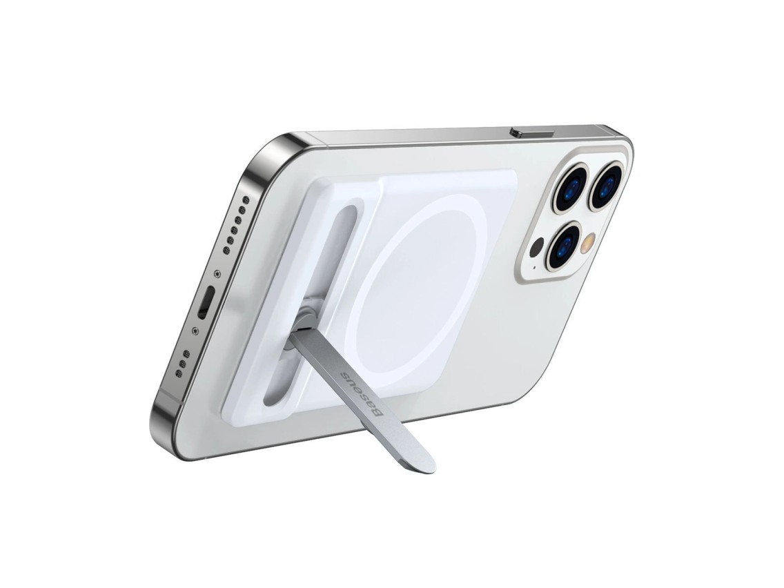 Soporte plegable Baseus con soporte magntico blanco (LUXZ010002)