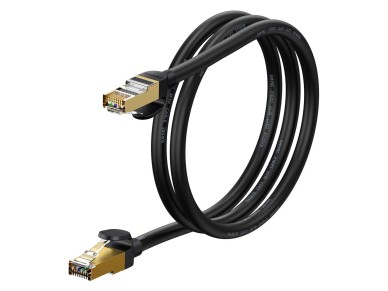 Baseus Speed Seven High Speed RJ45 Network Cable 10Gbps 1m Black (WKJS010101)