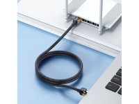 Baseus Speed Seven High Speed Network Cable RJ45 10Gbps 5m Black (WKJS010501)