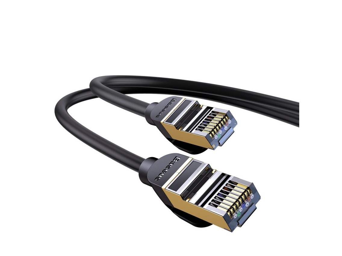 Baseus Speed Seven High Speed Network Cable RJ45 10Gbps 5m Black (WKJS010501)