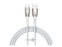 Baseus Glimmer Series fast charging cable USB-A - USB-C 100W 480Mbps 1m white
