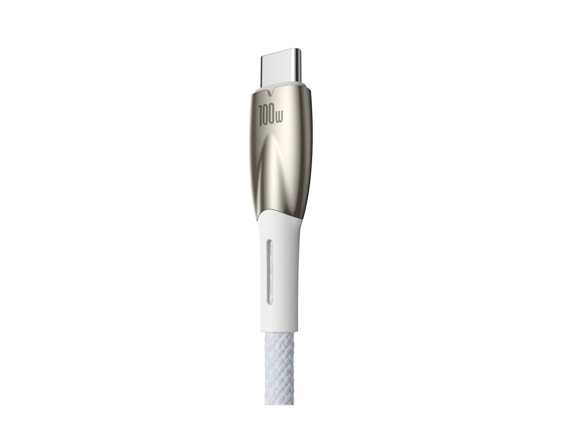 Baseus Glimmer Series fast charging cable USB-A - USB-C 100W 480Mbps 1m white