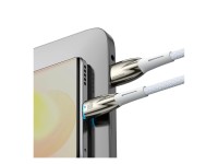 Baseus Glimmer Series fast charging cable USB-A - USB-C 100W 480Mbps 1m white