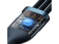 Baseus Flash Series II Cabo de carregamento rpido 3 em 1 USB-A para USB-C / Micro-USB / Lightning 6