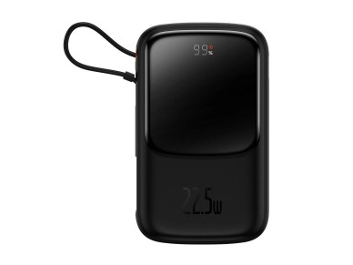 Banco de energa Baseus Qpow con pantalla digital y carga rpida de 10000 mAh, 22,5 W QC/PD/SCP/FCP