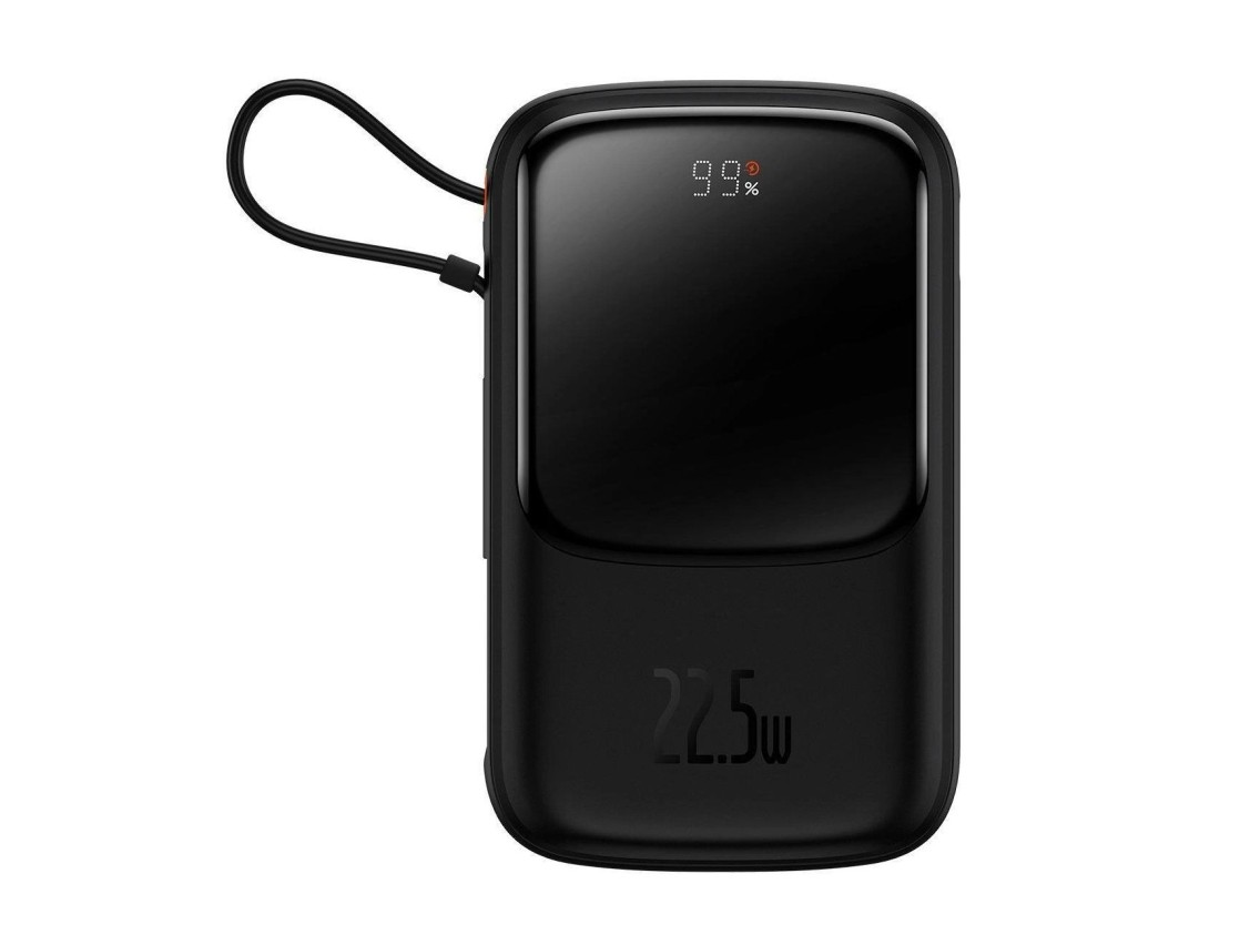 Banco de energa Baseus Qpow con pantalla digital y carga rpida de 10000 mAh, 22,5 W QC/PD/SCP/FCP
