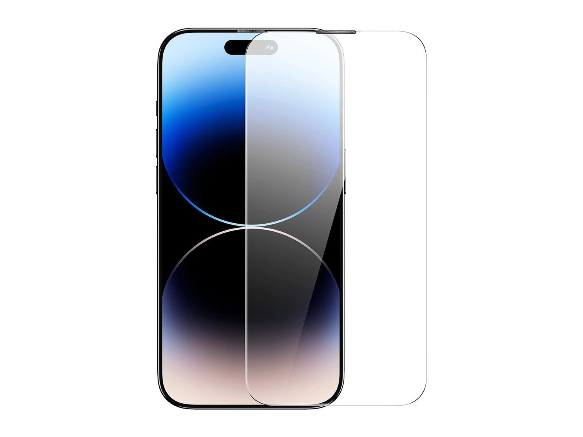 Baseus Full Screen Tempered Glass for iPhone 14 Pro Max with Speaker Cover 0.3mm + Mounting Frame