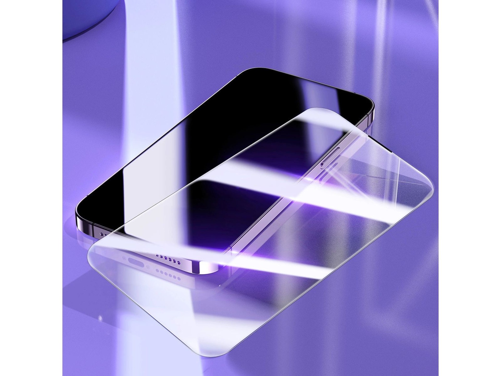 Baseus Full Screen Tempered Glass for iPhone 14 Pro Max with Speaker Cover 0.3mm + Mounting Frame