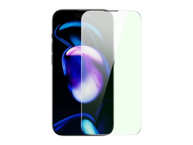 Cristal templado Baseus de pantalla completa para iPhone 14 Pro con filtro antiluz azul y cubierta d