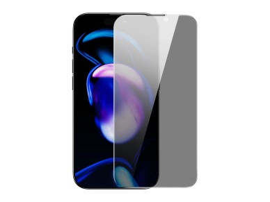 Cristal templado Baseus Privacy para iPhone 14 Pro, pantalla completa, filtro de privacidad de 0,3 m
