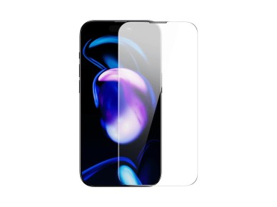 Cristal templado Baseus de pantalla completa para iPhone 14 Pro con cubierta para altavoz de 0,4 mm 