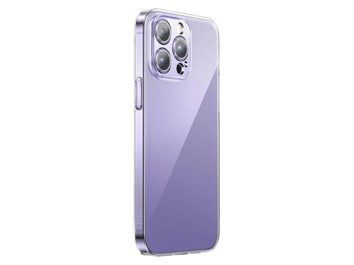 Funda Baseus Crystal para iPhone 14 Pro Max con carcasa fina y cristal transparente