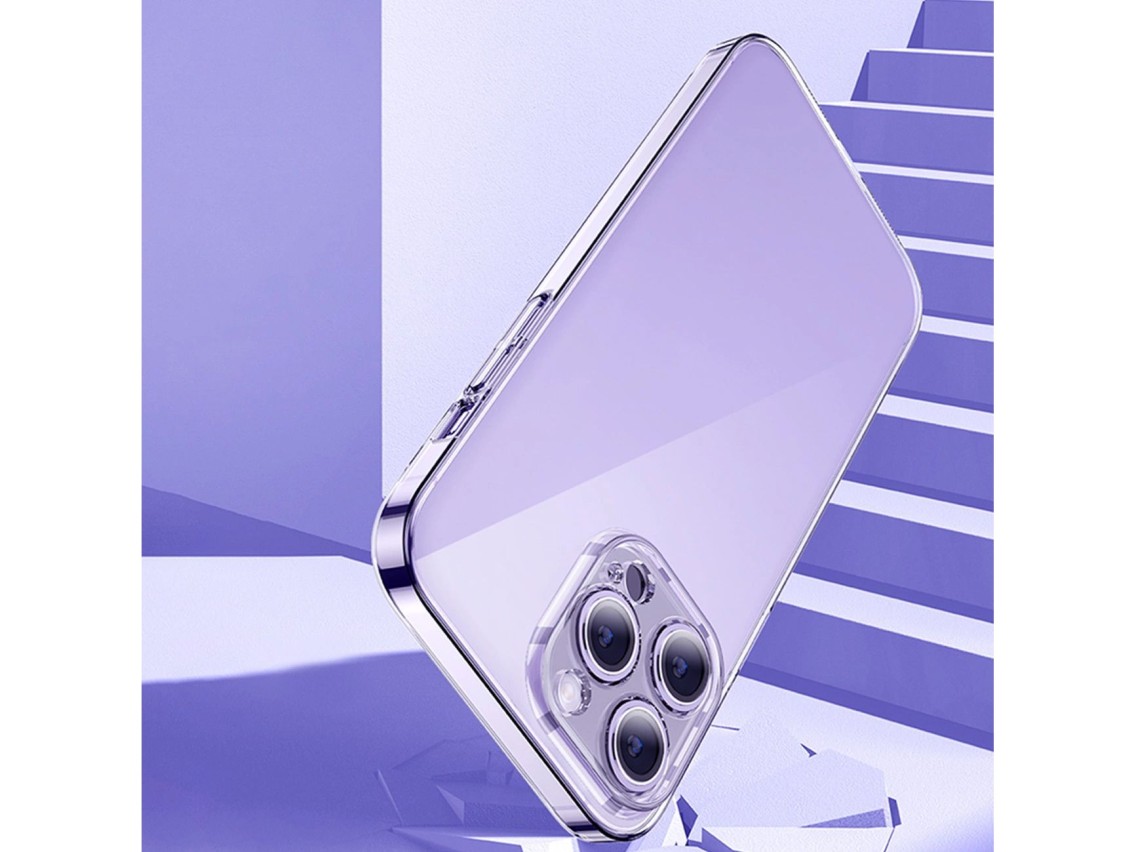 Funda Baseus Crystal para iPhone 14 Pro Max con carcasa fina y cristal transparente