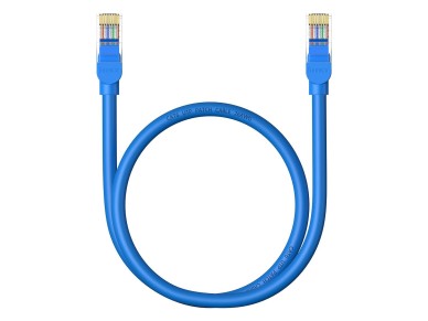 Baseus High Speed ​​Cat 6 RJ-45 Ethernet cable 1000Mb/s 0.5m round - blue