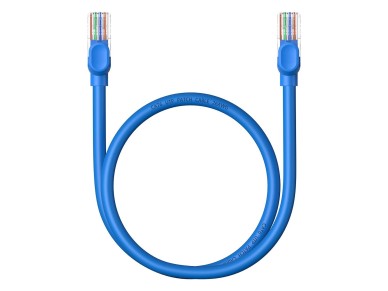 Baseus High Speed ​​Cat 6 RJ-45 Ethernet cable 1000Mb/s 0.5m round - blue