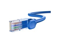 Cabo Ethernet Baseus High Speed Cat 6 RJ-45 1000Mb/s 0,5m redondo - azul