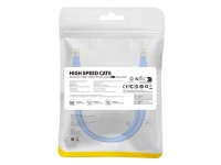 Cabo Ethernet Baseus High Speed Cat 6 RJ-45 1000Mb/s 0,5m redondo - azul