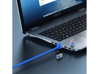 Cabo Ethernet Baseus High Speed Cat 6 RJ-45 1000Mb/s 0,5m redondo - azul