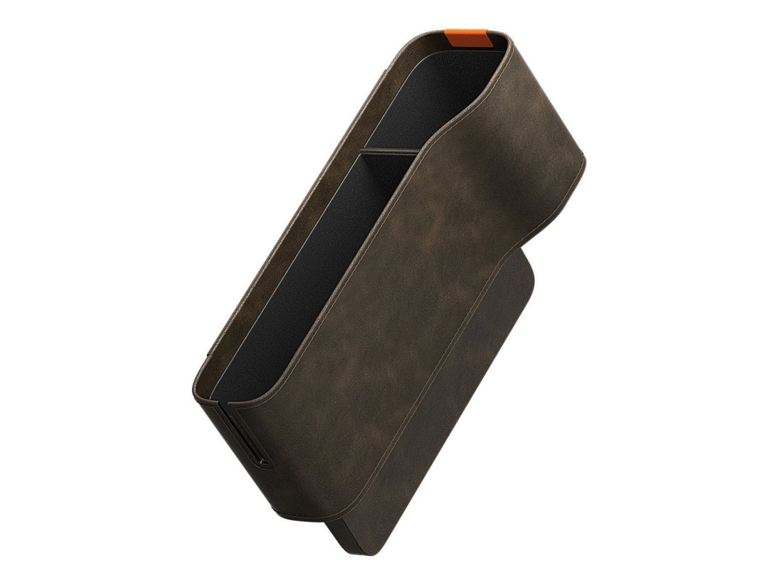 Organizador de armazenamento para console de carro Baseus OrganizeFun Series Marrom Mármore