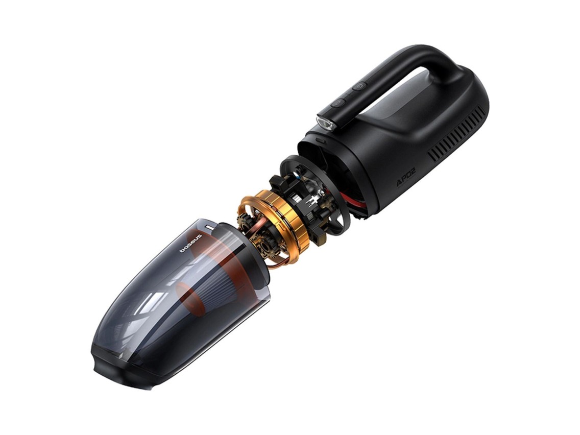Aspirador de pó automotivo Baseus AP02 6000Pa - preto