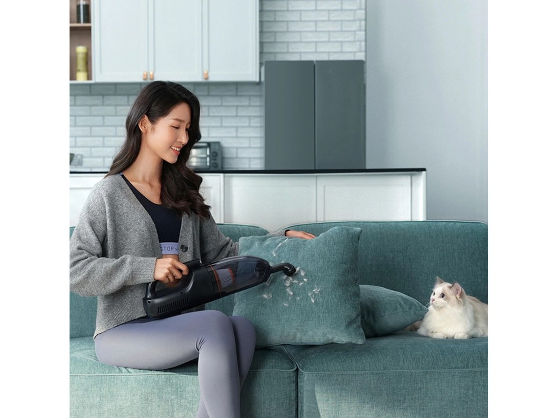 Aspirador de pó automotivo Baseus AP02 6000Pa - preto